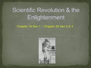 Scientific Revolution &amp; the Enlightenment