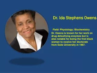Dr. Ida Stephens Owens