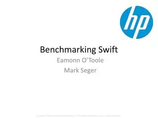 Benchmarking Swift