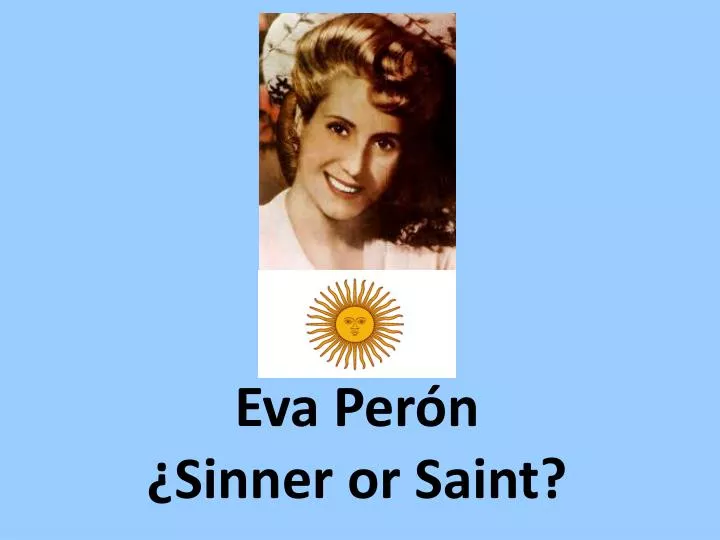 eva per n sinner or saint