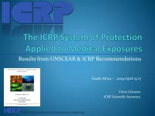 The ICRP System of Protection Applied to Medical Exposures