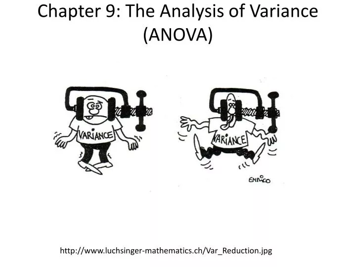 chapter 9 the analysis of variance anova