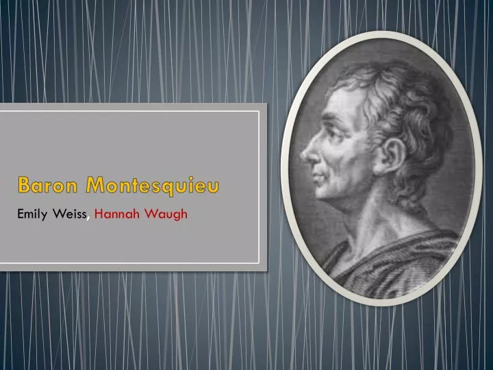 baron montesquieu