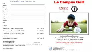 le campus golf