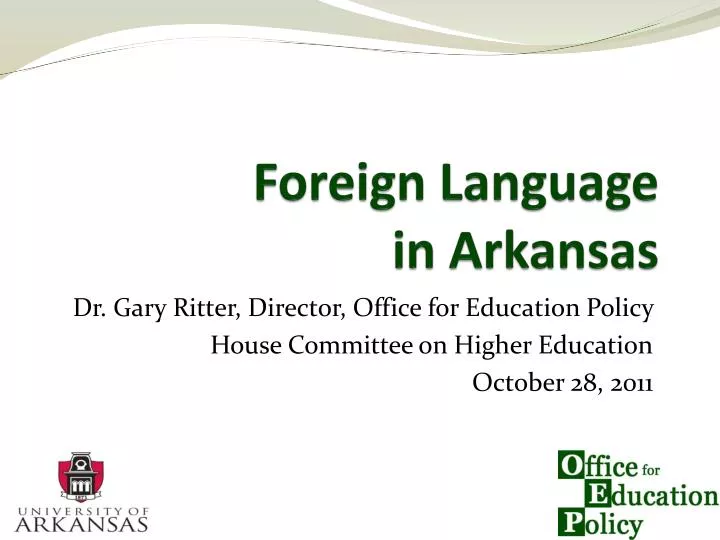 foreign language in arkansas