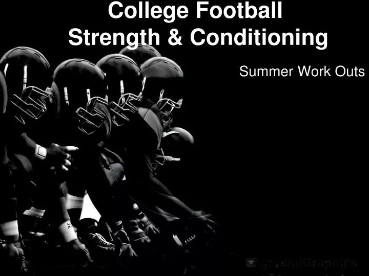 college football strength conditioning