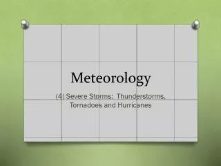 Meteorology