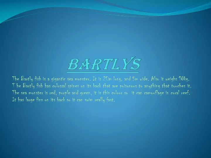 bartlys