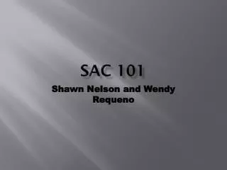 SAC 101