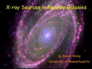 X-ray Sources in Nearby Galaxies