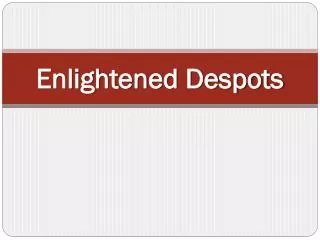 enlightened despots
