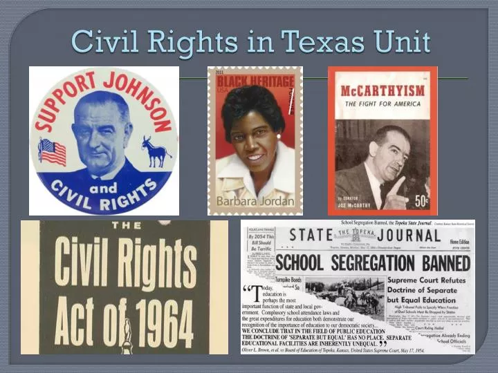 civil rights in texas unit
