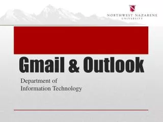 Gmail &amp; Outlook