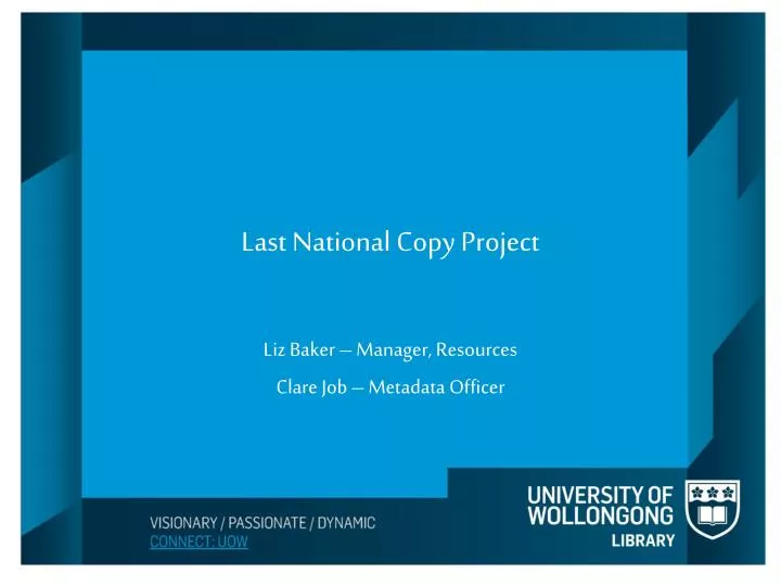 last national copy project