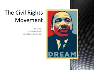 The Civil Rights Movement