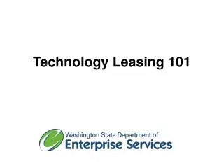 Technology Leasing 101