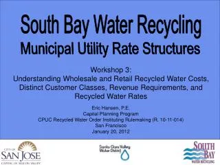 Municipal Utility Rate Structures