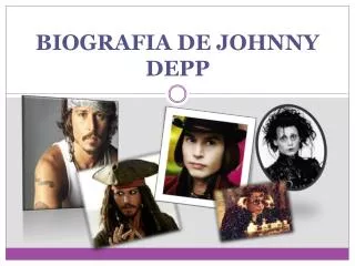 BIOGRAFIA DE JOHNNY DEPP