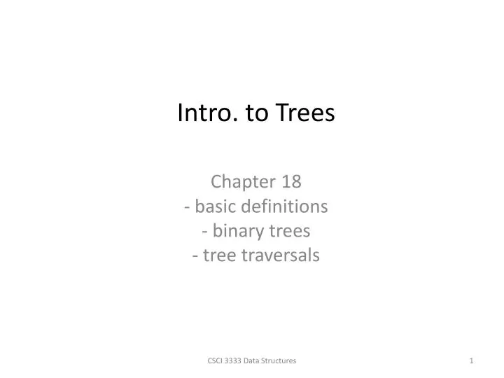 chapter 18 basic definitions binary trees tree traversals