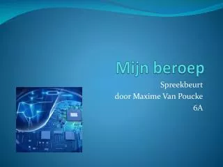 Mijn beroep