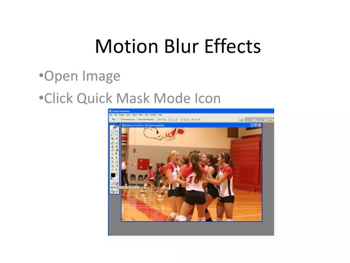 motion blur effects