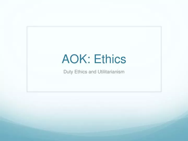 aok ethics