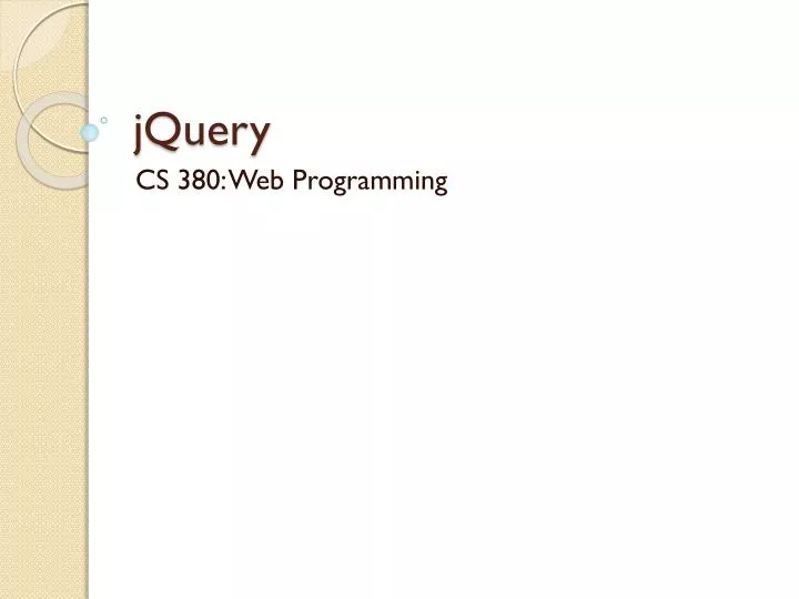 j query