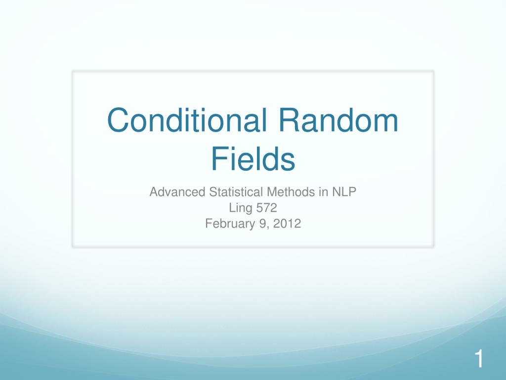 PPT - Conditional Random Fields PowerPoint Presentation, free download ...