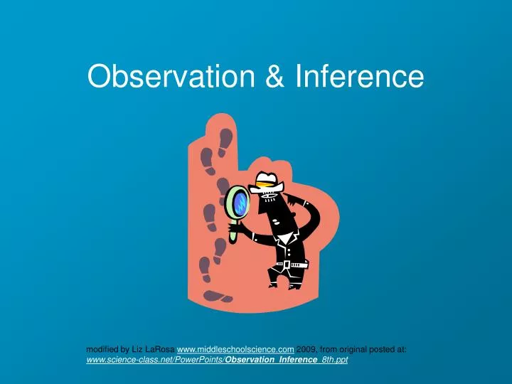 observation inference