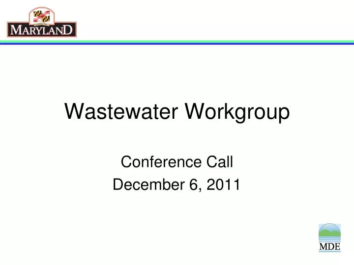 wastewater workgroup