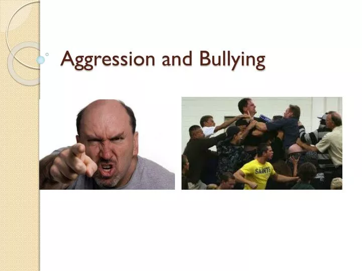 aggression and bullying
