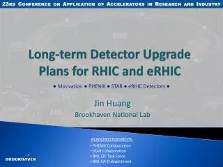 Long-term Detector Upgrade Plans for RHIC and eRHIC