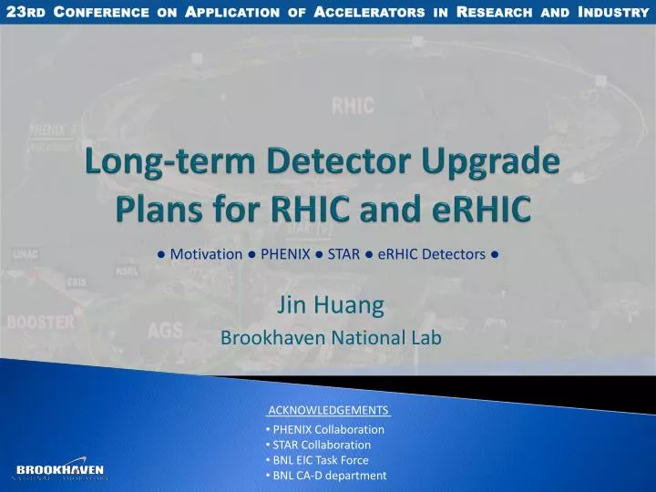 long term detector upgrade plans for rhic and erhic