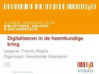 digitaliseren in de heemkundige kring