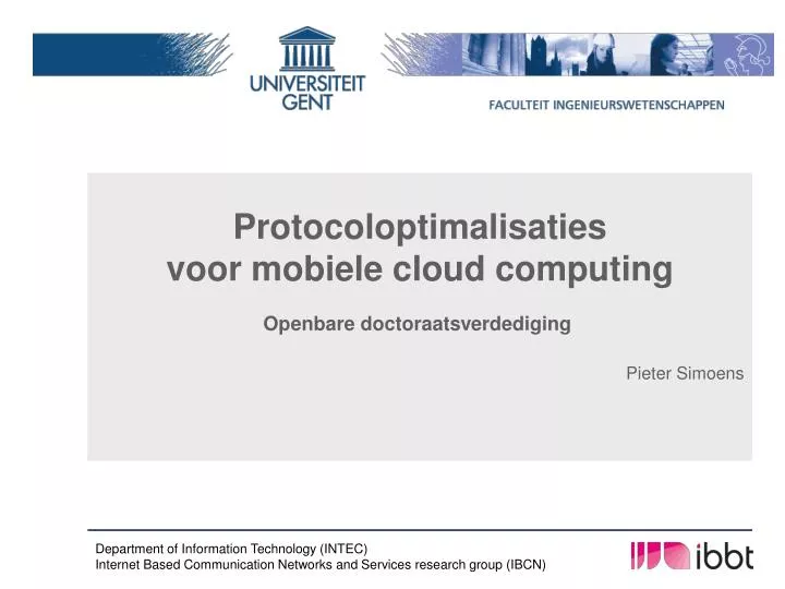 protocoloptimalisaties voor mobiele cloud computing