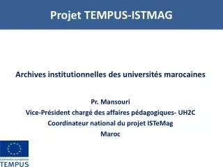 projet tempus istmag