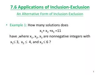 7 6 applications of inclusion exclusion