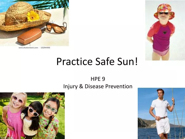 practice safe sun
