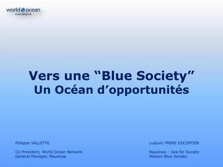 vers une blue society un oc an d opportunit s