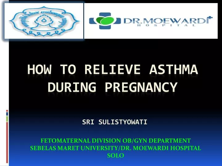how to relieve asthma during pregnancy