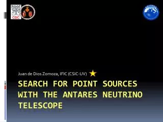 Search for Point sources with the antares neutrino telescope