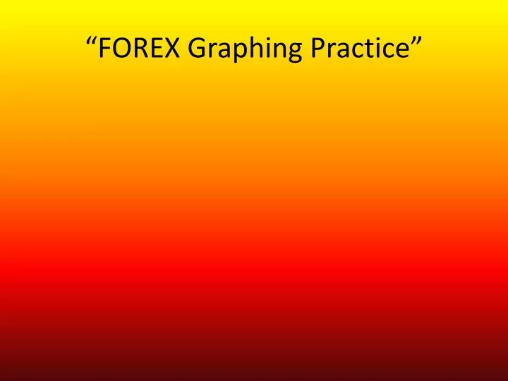 forex graphing practice
