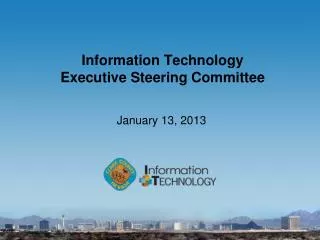 Information Technology Executive Steering Committee