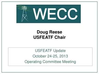 Doug Reese USFEATF Chair