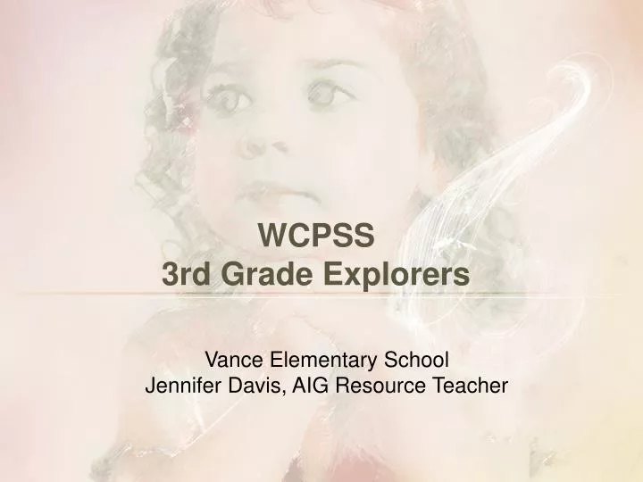 wcpss 3rd grade explorers