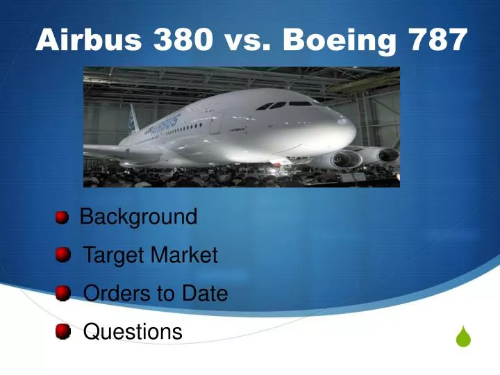 airbus 380 vs boeing 787