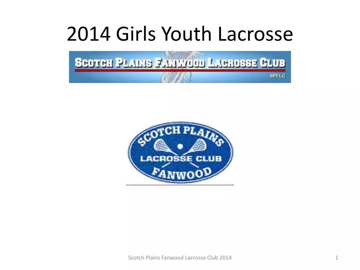 2014 girls youth lacrosse