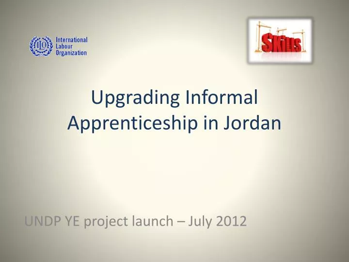 upgrading informal apprenticeship in jordan