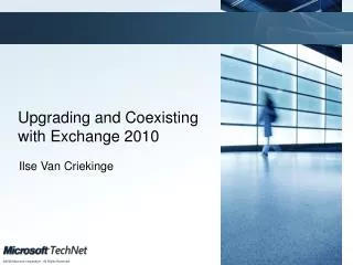 Upgrading and Coexisting with Exchange 2010