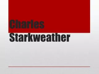 Charles Starkweather